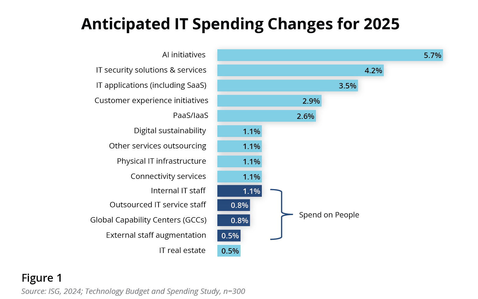 Anticipated IT Spending Changes for 2025