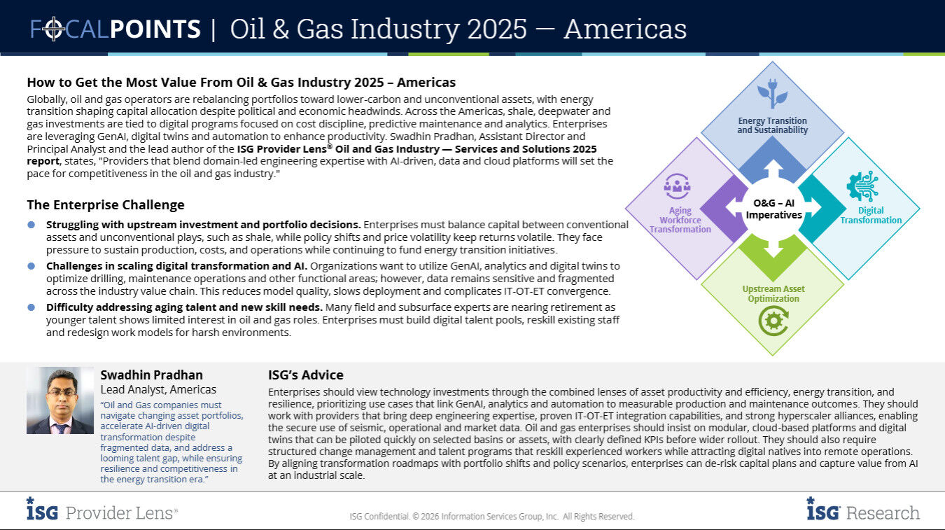 Focal Points Oil and Gas Industry 2025