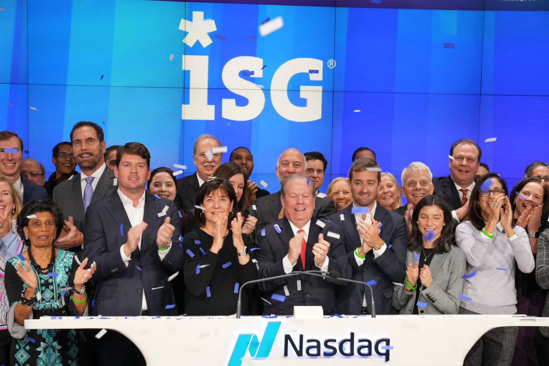 Nasdaq Bell Ringing ISG